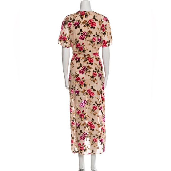 NWT- Alice + Olivia floral wrap dress - Picture 5 of 16